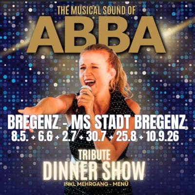 ABBA Tribute Dinner Show auf dem Bodensee