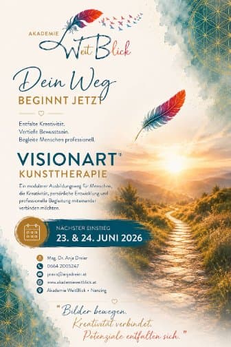 Dein WEG beginnt jetzt - VISIONART Kunsttherapie