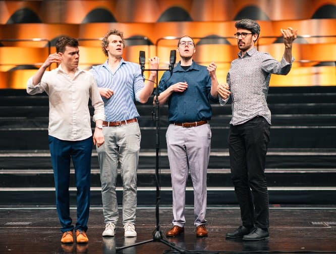 „Let it ring!“ - Five Gold Rings Quartett