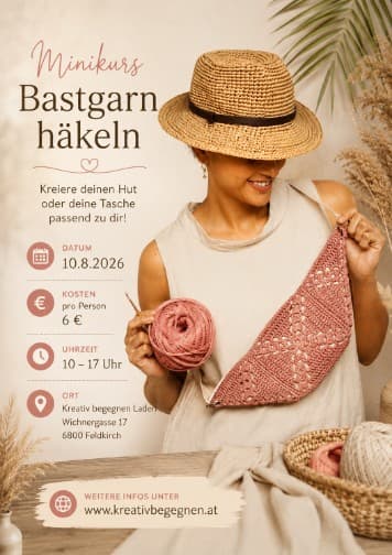 Minikurs - Bastgarn häkeln