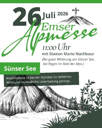 Emser Alpmesse mit Alpsegnung
