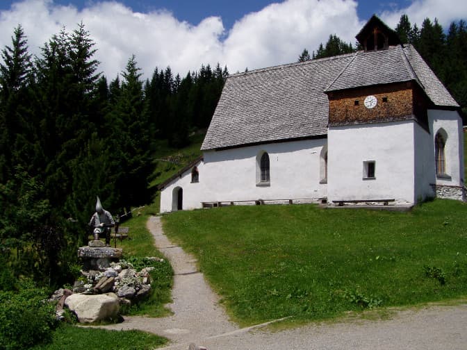 Bergmesse in der St. Agatha Kapelle am Kristberg im Silbertal
