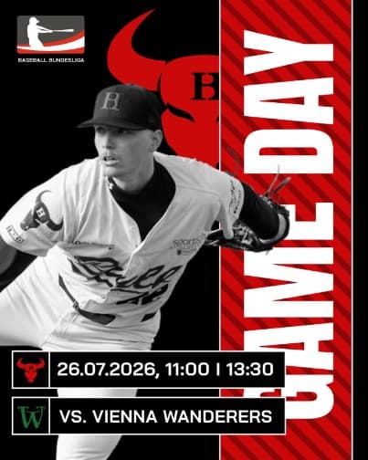 Baseball Bundesliga: Hard Bulls vs. Vienna Wanderers (+ Afterparty)