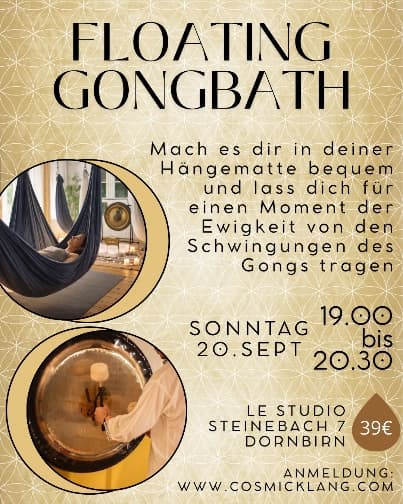 Floating Gongbath