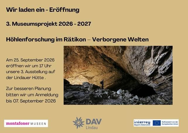 septimo: Vernissage "Verborgene Welten - Höhlenforschung im Rätikon"