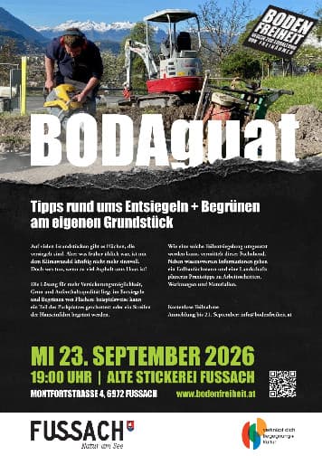 BODAguat. Tipps rund ums Entsiegeln & Begrünen am eigenen Grundstück.