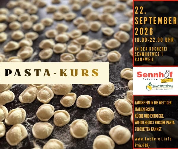 Pastakurs in der Kocherei am Senngof