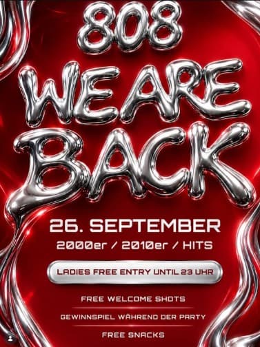 808 × ECHO – The Biggest 2000er Party