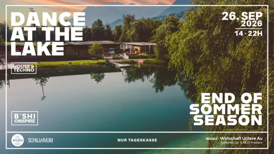 DANCE AT THE LAKE | End of Sommer Season | House & Techno