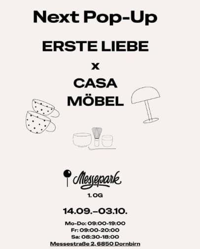 ERSTE LIEBE Pop-Up im Messepark