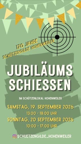 Jubiläumsschießen