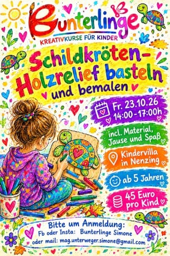 Schildkröten Holzrelief basteln