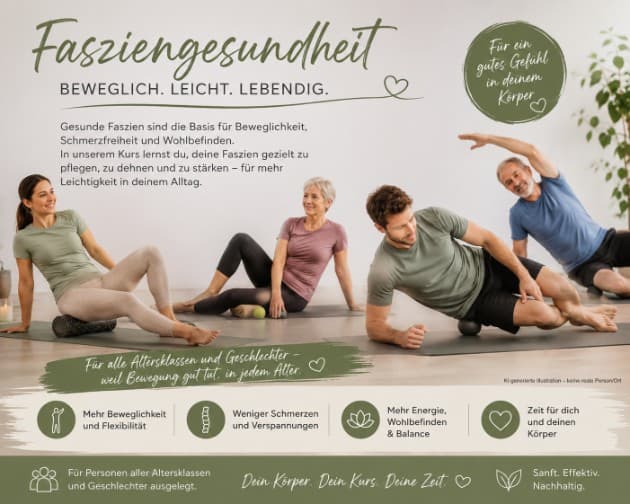 Ganzkörper-Faszien-Balance: Beweglichkeit trifft Wohlbefinden